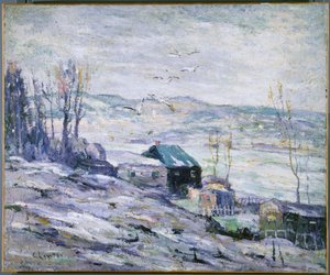Giornata di vento, fiume Bronx da Ernest Lawson