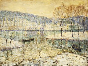 Ruscello Invernale da Ernest Lawson