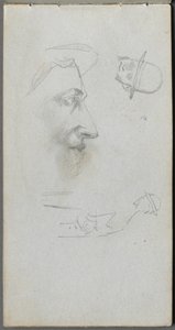 Taccuino, pagina 14: Figure da Jean Louis Ernest Meissonier