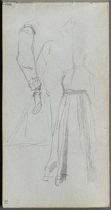 Quaderno di schizzi, pagina 31: Studio di figure