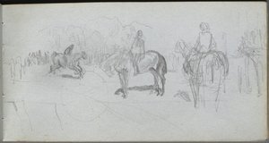 Taccuino, pagina 52: Studio di figura