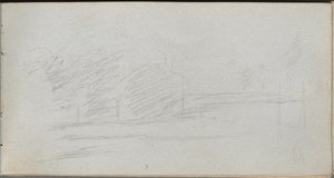 Taccuino, pagina 78: Studio di paesaggio
