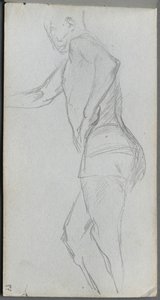 Taccuino, pagina 87: Studio di figura da Ernest Meissonier