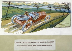 Circuito di Dieppe (A.C.F Grand Prix) da Ernest Montaut