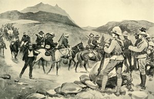 La resa delle forze di Prinsloo al fiume Caledon, 1901 da Ernest Prater