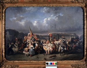 Il Carnevale, Place de la Concorde - di Seigneurgens, Museo Carnavalet da Ernest Seigneurgens