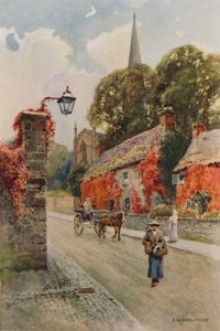 Bakewell, South Church Street (litografia a colori)