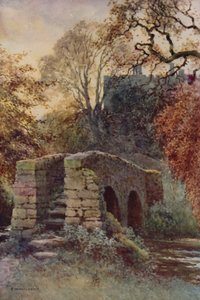 Il ponte di Dorothy Vernon, Haddon da Ernest William Haslehust