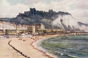 Castello di Dover e Marine Parade da Ernest William Haslehust