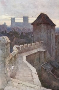 Fishergate Postern dalle Mura da Ernest William Haslehust