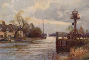 Horning Ferry (litografia a colori)
