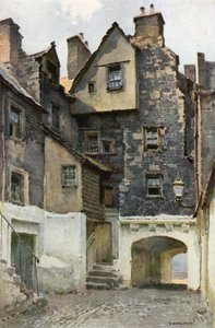 In Bakehouse Close: Residenza del Marchese di Huntly da Ernest William Haslehust