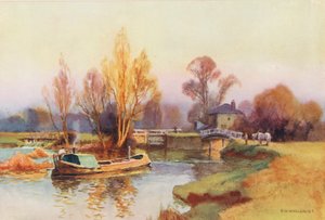 Fiume Tamigi: Chiusa di Abingdon da Ernest William Haslehust