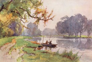 Fiume Tamigi: Sopra la chiusa, Weybridge