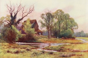 Fiume Tamigi: Mulino di Upper Somerford da Ernest William Haslehust