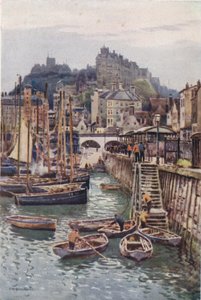 Il porto peschereccio, Folkestone da Ernest William Haslehust