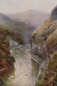 Il Wye vicino a Cressbrook Dale da Ernest William Haslehust