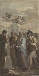 Cristo con apostoli e un soldato romano da Ernest Zacharias Platner