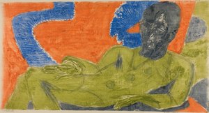 Ritratto di Otto Mueller da Ernst Ludwig Kirchner