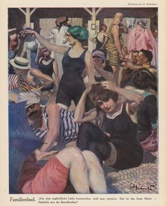 Scena di spiaggia