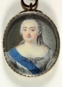 Elisabetta Petrovna, Imperatrice di Russia (smalto)