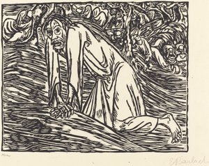 Cristo nel Getsemani da Ernst Barlach