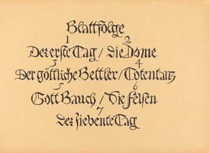 Die Wandlungen Gottes da Ernst Barlach