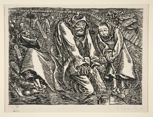 Ladri di croci e tombe da Ernst Barlach