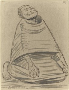 Uomo in ginocchio