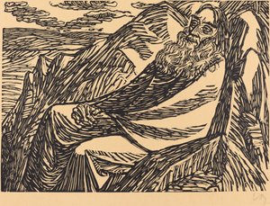 Il settimo giorno, 1920 da Ernst Barlach