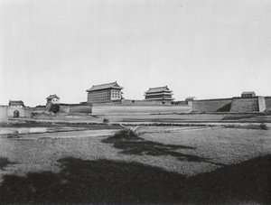 Sianfu, Pei men, Shensi, Porta Nord di Sianfu, la Capitale Provinciale da Ernst Boerschmann