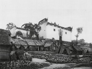 Wanhien, Huan hou kung, Szechuan, Tempio commemorativo del generale Chang Fei sulle alte rive del fiume Yangtze da Ernst Boerschmann