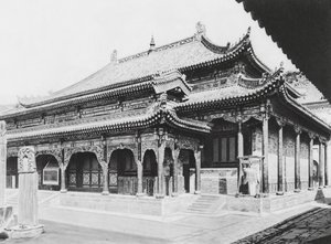 Wu tai shan, Hien tung sze, Shansi, Grande Sala della Preghiera da Ernst Boerschmann