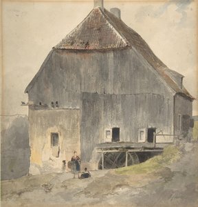 Mulino ad acqua, ca. 1870 da Ernst Erwin Oehme