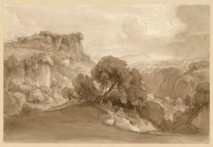 Paesaggio montano italiano boscoso da Ernst Fries