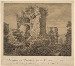 Der Gesprengte und der Bibliotheke Thurm von Heidelberger Schloß