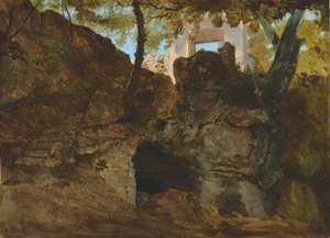 Ingresso al parco Chigi ad Ariccia da Ernst Fries