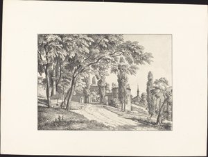 Ingresso al cortile del convento da Ernst Fries