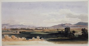 Campagna romana e i Colli Albani da Ernst Fries