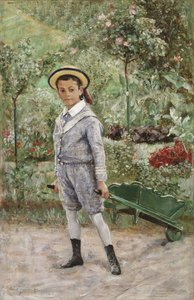 Ragazzo con carriola, 1880 da Ernst Josephson