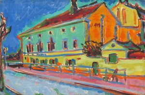 Sala da ballo Bellevue [recto], 1909-1910 da Ernst Ludwig Kirchner