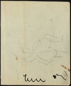 Danzatori e artisti Pagina da un taccuino, c. 1911 da Ernst Ludwig Kirchner