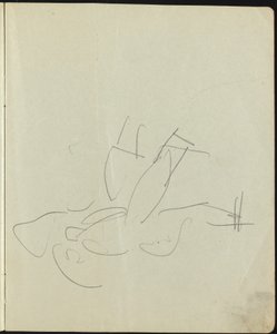 Ballerini e artisti Pagina da un taccuino, c. 1911
