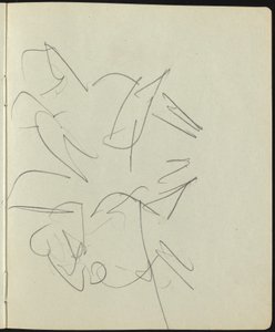 Ballerini e artisti, pagina da un taccuino, c. 1911 da Ernst Ludwig Kirchner