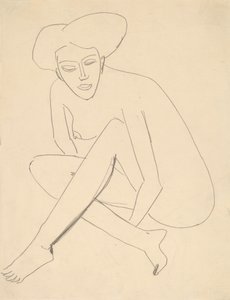 Dodo seduto, 1910 da Ernst Ludwig Kirchner