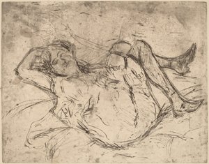 Ragazza sognante, 1906