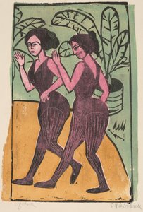Ballerini di step inglesi da Ernst Ludwig Kirchner