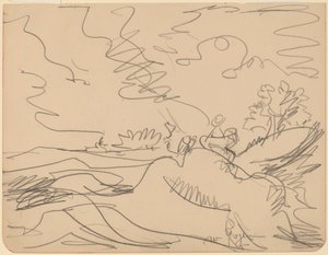 Paesaggio nel Taunus da Ernst Ludwig Kirchner
