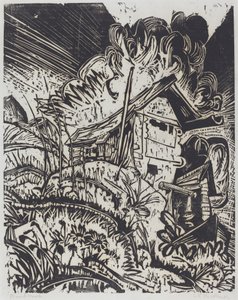 Casa di Montagna, 1917 da Ernst Ludwig Kirchner