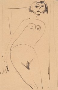 Nudo, inizio XX secolo da Ernst Ludwig Kirchner